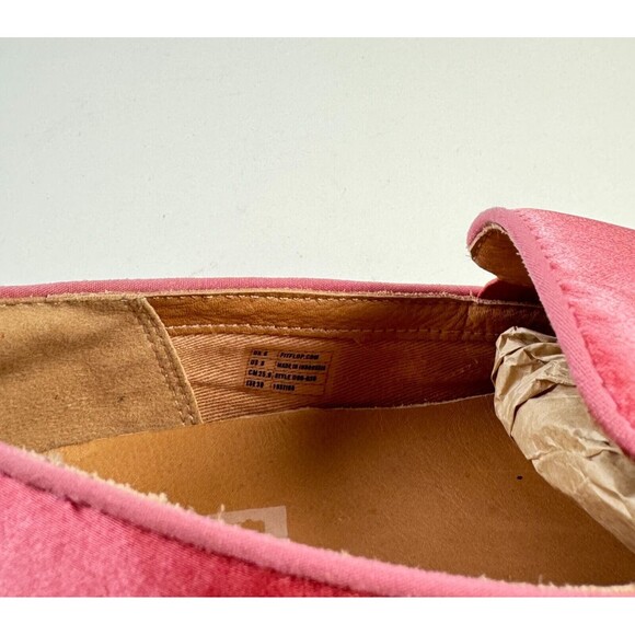 FitFlop Superskate Womens Shoes Pink Loafer Slip On Flat Studded Casual Size 8 - Picture 6 of 7